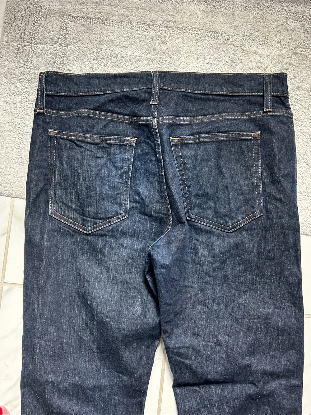 J. Crew Men's Dark Indigo Slim Straight Jeans